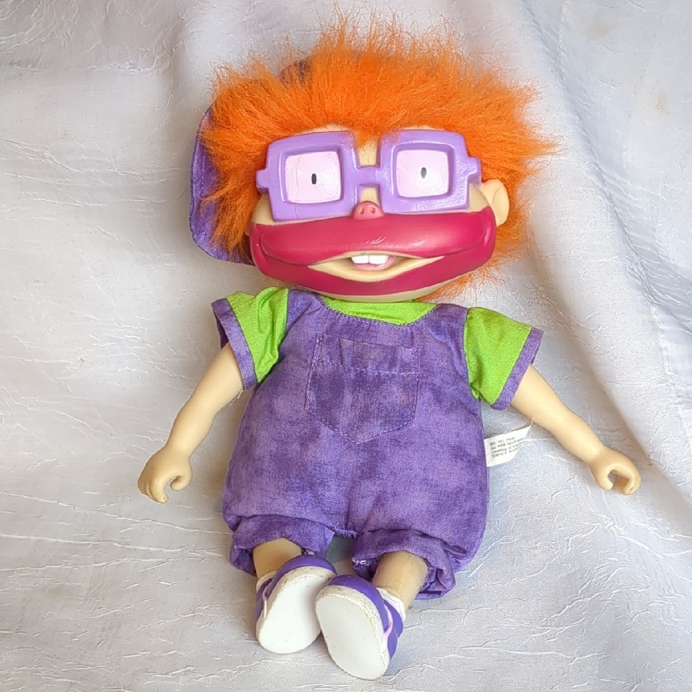 90s Nickelodeon Rugrats Chucky Plush Doll Popsicle Face 1997 Cartoon Kid Vtg 11"